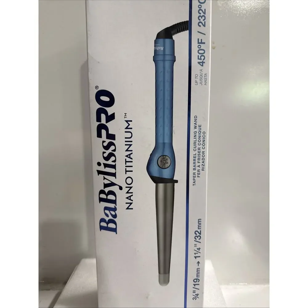 NIB BaBylissPRO Nano Titanium 3/4